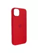 Чохол Silicone case (AAA) full with Magsafe для Apple iPhone 13 (6.1") Червоний / Red