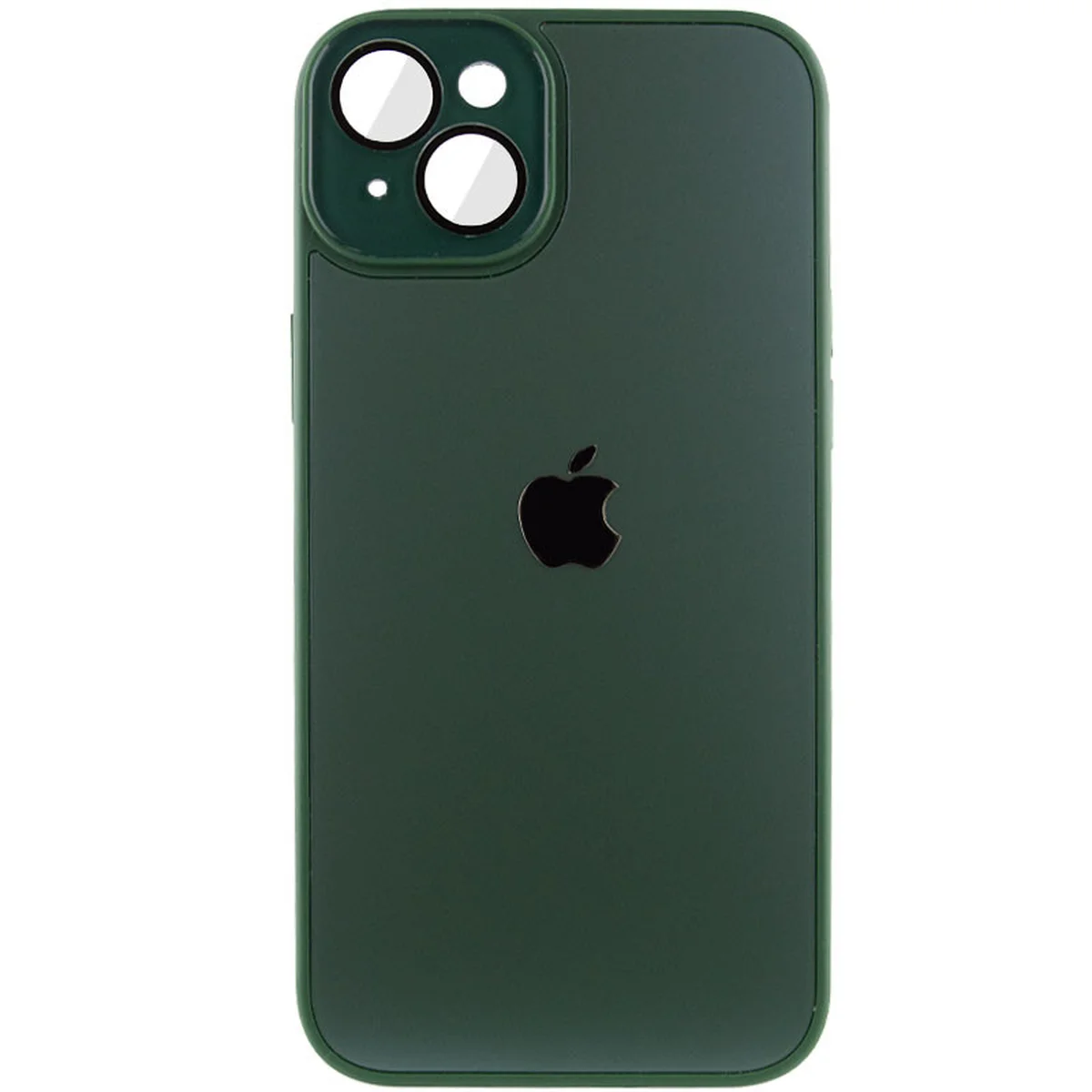 Чохол TPU+Glass Sapphire Midnight для Apple iPhone 13 (6.1") Зелений / Forest green