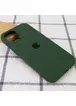 Чехол Silicone Case Full Protective (AA) для Apple iPhone 13 (6.1") Зеленый / Army green