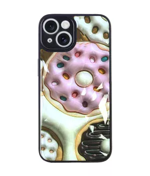 TPU+PC чохол Prisma Fluffie для Apple iPhone 13 (6.1") Donut