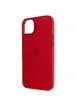 Чохол Silicone case (AAA) full with Magsafe для Apple iPhone 13 (6.1") Червоний / Red