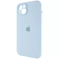 Чехол Silicone Case Full Camera Protective (AA) для Apple iPhone 13 (6.1") Голубой / Sweet Blue / PVH