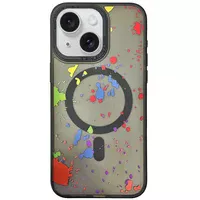 Чохол TPU+PC Flush with MagSafe для Apple iPhone 13 (6.1") Titanium black