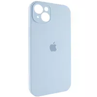 Чехол Silicone Case Full Camera Protective (AA) для Apple iPhone 13 (6.1") Голубой / Sweet Blue / PVH