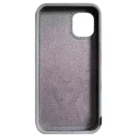 Чехол Silicone Case Full Protective NO LOGO with Ring для Apple iPhone 13 / 14 (6.1") Grey