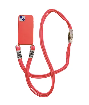 Чохол TPU two straps California для Apple iPhone 13 (6.1") Червоний Чохол TPU two straps California для Apple iPhone 13 (6.1") Червоний