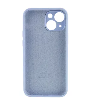 Чохол Silicone Case Full Camera Protective (AA) для Apple iPhone 13 (6.1") Синій / Lilac Blue