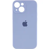 Чохол Silicone Case Full Camera Protective (AA) для Apple iPhone 13 (6.1") Синій / Lilac Blue