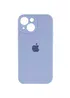 Чехол Silicone Case Full Camera Protective (AA) для Apple iPhone 13 (6.1") Голубой / Lilac Blue