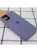 Чехол Silicone Case Full Protective (AA) для Apple iPhone 13 (6.1") Серый / Lavender Gray