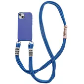 Чохол TPU two straps California для Apple iPhone 13 (6.1") Синій / Iris
