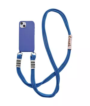 Чохол TPU two straps California для Apple iPhone 13 (6.1") Синій / Iris