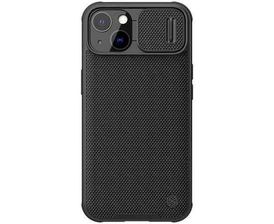 TPU+PC чохол Nillkin Textured Pro Magnetic для Apple iPhone 13 (6.1") Чорний
