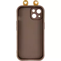 Чехол TPU Toys Case with Ears для Apple iPhone 13 (6.1") Brown