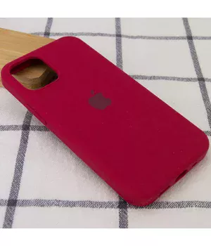 Чехол Silicone Case Full Protective (AA) для Apple iPhone 13 (6.1") Красный / Rose Red