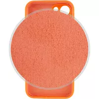 Чехол Silicone Case Full Camera Protective (AA) для Apple iPhone 13 (6.1") Оранжевый / Cantaloupe / PVH