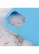 Силиконовый чехол Candy для Apple iPhone 13 (6.1") Голубой