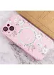 TPU+PC чохол Secret Garden with MagSafe для Apple iPhone 13 (6.1") Pink