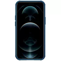 Карбонова накладка Nillkin CamShield Pro Magnetic для Apple iPhone 13 (6.1") Синій