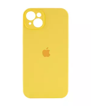 Чехол Silicone Case Full Camera Protective (AA) для Apple iPhone 13 (6.1") Желтый / Yellow