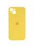 Чехол Silicone Case Full Camera Protective (AA) для Apple iPhone 13 (6.1") Желтый / Yellow