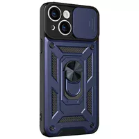 Ударопрочный чехол Camshield Serge Ring для Apple iPhone 13 (6.1") Синий