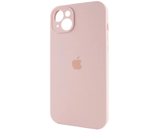 Чохол Silicone Case Full Camera Protective (AA) Apple iPhone 13 (6.1") Рожевий / Pink Sand