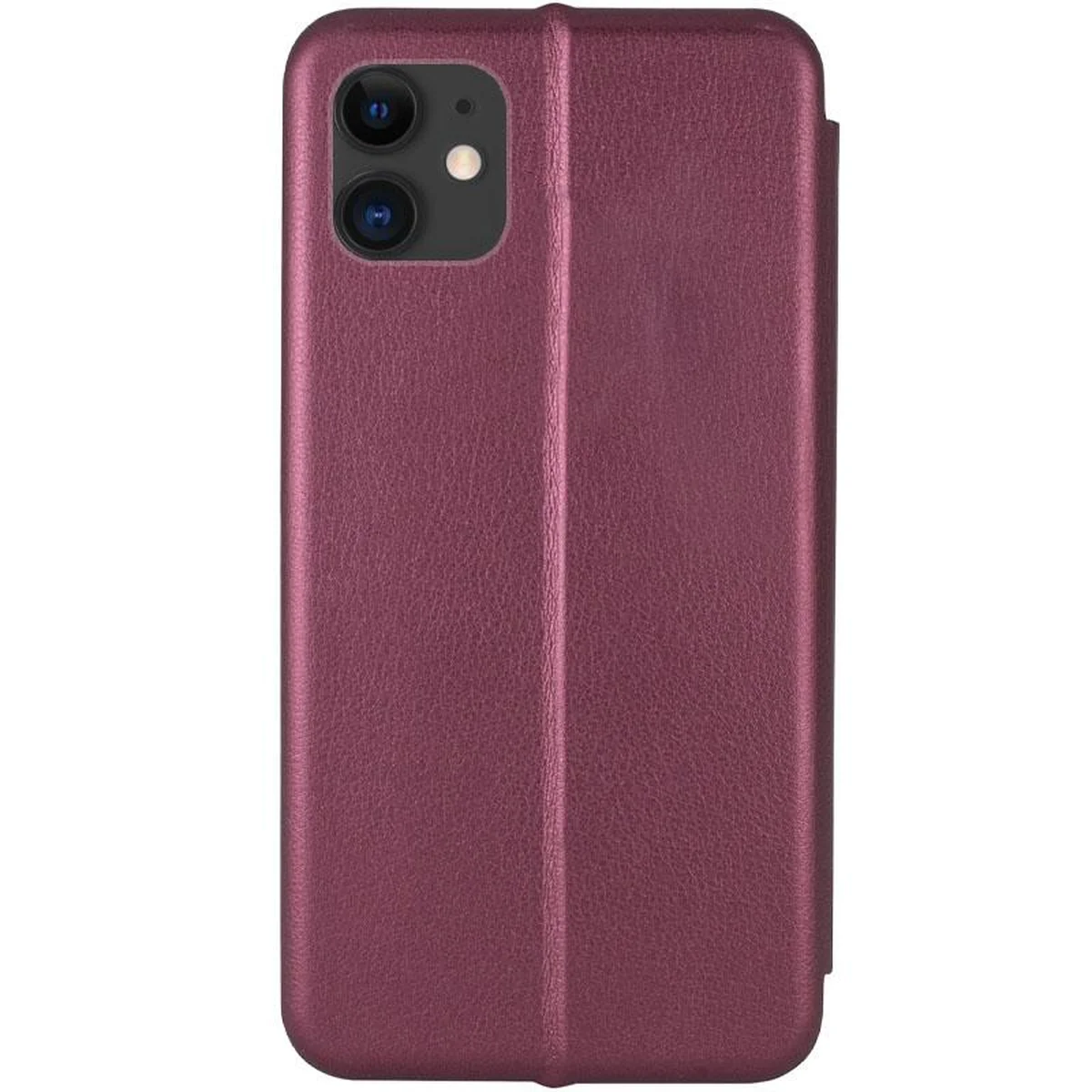 Кожаный чехол-книжка Classy для Apple iPhone 13 (6.1") Бордовый