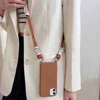 Чохол TPU two straps California для Apple iPhone 13 (6.1") Коричневий