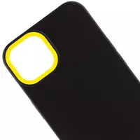 Чехол TPU+PC Bichromatic для Apple iPhone 13 (6.1") Black / Yellow