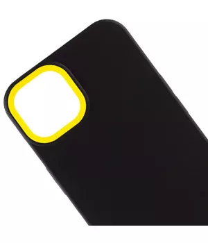 Чохол TPU+PC Bichromatic для Apple iPhone 13 (6.1") Black / Yellow