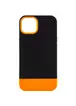 Чехол TPU+PC Bichromatic для Apple iPhone 13 (6.1") Black / Orange