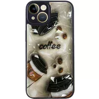 TPU+PC чохол Prisma Plushie для Apple iPhone 13 (6.1") Coffee