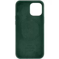 Кожаный чехол Leather Case (AA) with MagSafe для Apple iPhone 13 (6.1") Military green