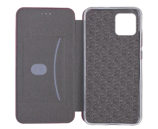 Кожаный чехол-книжка Classy для Apple iPhone 13 (6.1") Бордовый