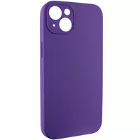 Чехол Silicone Case Full Camera Protective (AA) для Apple iPhone 13 (6.1") Фиолетовый / Amethyst