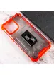 Ударопрочный чехол Transformer CrystalRing для Apple iPhone 13 (6.1") Красный