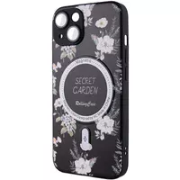 TPU+PC чехол Secret Garden with MagSafe для Apple iPhone 13 (6.1") Black