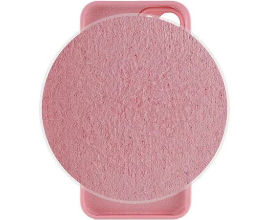Чохол Silicone Case Lakshmi Square Full Camera для Apple iPhone 13 (6.1") Рожевий / Light pink