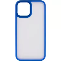 TPU + PC чохол Metal Buttons для Apple iPhone 13 (6.1 ") Блакитний