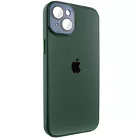 Чохол TPU+Glass Sapphire Midnight для Apple iPhone 13 (6.1") Зелений / Forest green