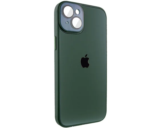 Чохол TPU+Glass Sapphire Midnight для Apple iPhone 13 (6.1") Зелений / Forest green