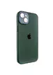 Чохол TPU+Glass Sapphire Midnight для Apple iPhone 13 (6.1") Зелений / Forest green