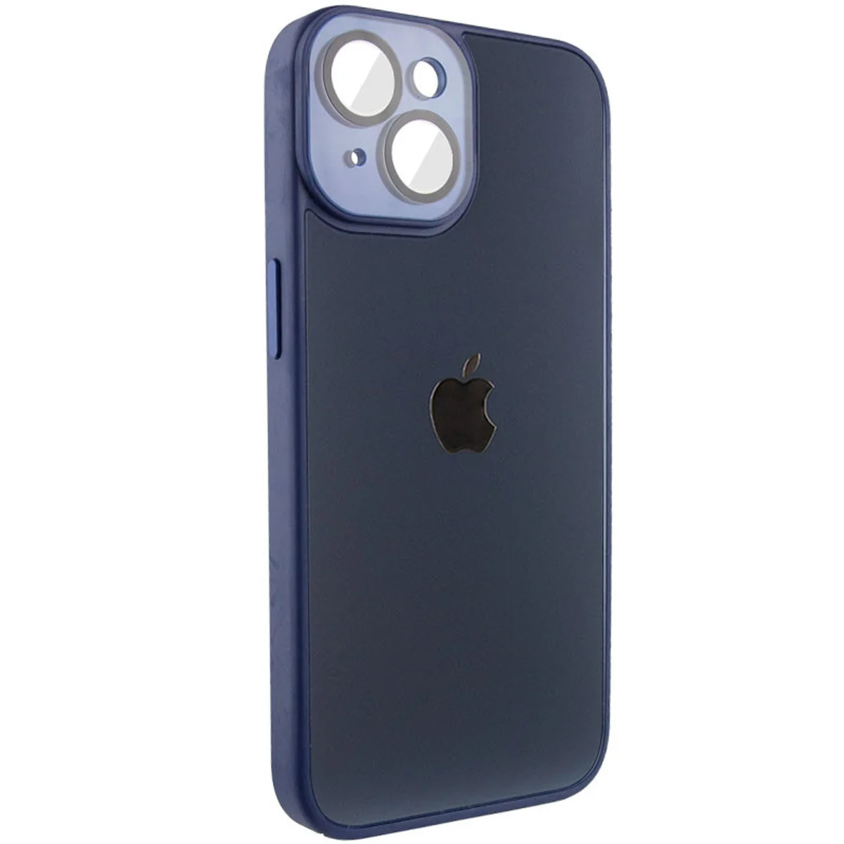 Чехол TPU+Glass Sapphire Midnight для Apple iPhone 13 (6.1") Синий / Deep navy
