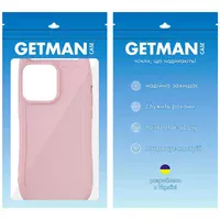 Чохол TPU GETMAN Cat with straps для Apple iPhone 13 / 14 (6.1") Pink