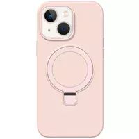 Чехол Silicone Case Full Protective NO LOGO with Ring для Apple iPhone 13 / 14 (6.1") Pink