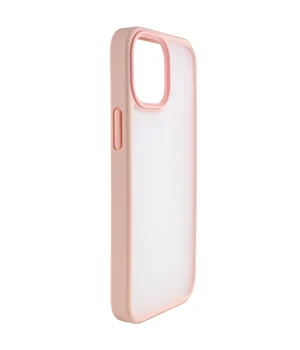 TPU+PC чохол Metal Buttons для Apple iPhone 13 (6.1") Рожевий