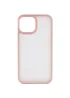 TPU+PC чехол Metal Buttons для Apple iPhone 13 (6.1") Розовый