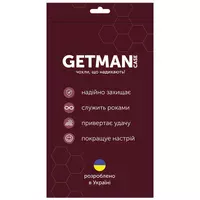 TPU чехол GETMAN Ease logo усиленные углы для Apple iPhone 13 (6.1") Серый (прозрачный)