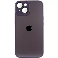 Чехол TPU+Glass Sapphire Midnight для Apple iPhone 13 (6.1") Фиолетовый / Deep Purple